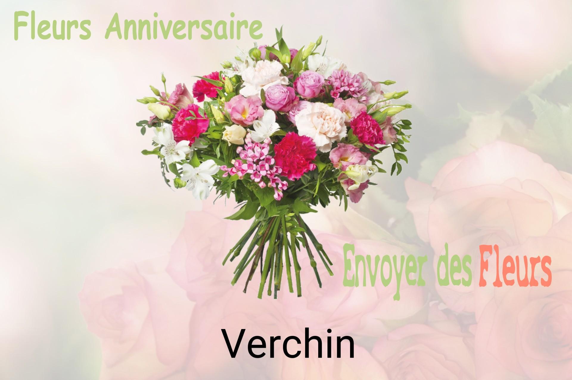Bouquet de fleurs d’anniversaire livré à Verchin